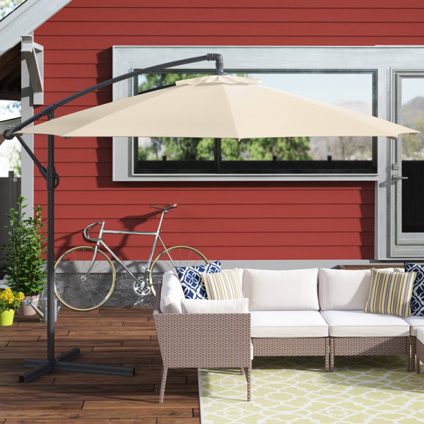 Cantilever Umbrella On Wheels | Wayfair